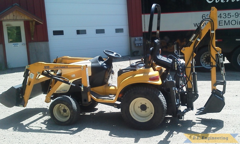 Kevin P., Pittsfield, NH Cub Cadet 7264 Micro Hoe | Cub Cadet 7264 Micro Hoe left side view by Kevin P., Pittsfield, NH