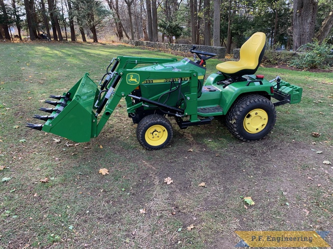 Eli from Sturbridge, MA - John Deere 455 | Eli G. from Sturbridge, MA JD 455 front loader