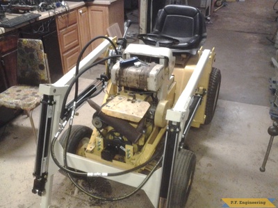 Cub Cadet 149 loader build by Kevin K.