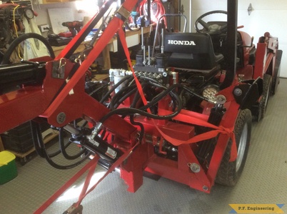 Honda 5518 Micro Hoe during the build 2 by Rick C., Berwick, Nova Scotia, CN