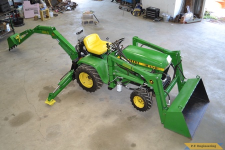 John Deere 210 backhoe loader by Ryan B., Mayetta, KS