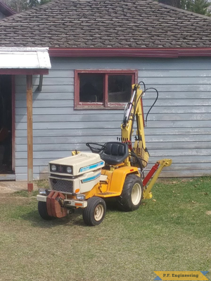 Jesse D., cub cadet1450 micro hoe Coloma, WI