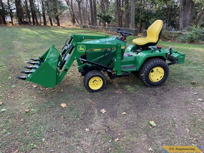 Eli G. from Sturbridge, MA JD 455 front loader