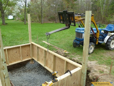 walls in place.palram 6 x 10 greenhouse prject