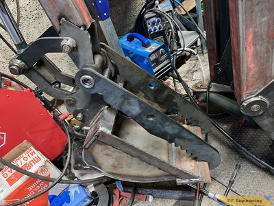 Robert B. in Ireland building his micro hoe for a Kubota B6000 thumb jaws