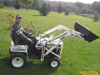 Bolens H-18XL garden tractor loader_1