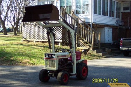 Brian's Bolens garden tractor loader project_7