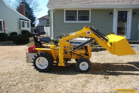 Cub Cadet 104 garden tractor loader_1