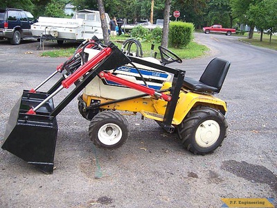 Cub Cadet 1450 garden tractor loader_1