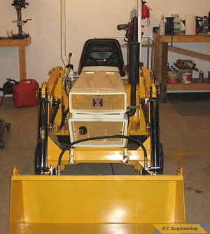 Cub Cadet 1450 garden tractor loader_2