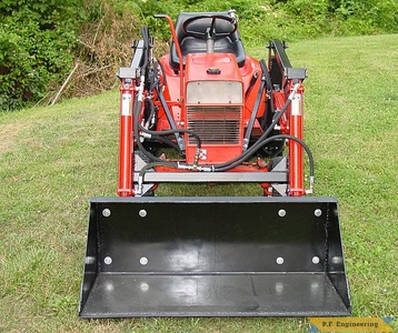 Gravely 8122 garden tractor loader_1