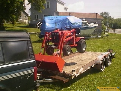 Ingersoll LGT 318 garden tractor loader_1