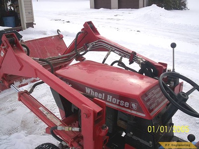 Wheel horse discount front end loader