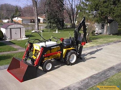 Cub Cadet 125 garden tractor Micro Hoe_1