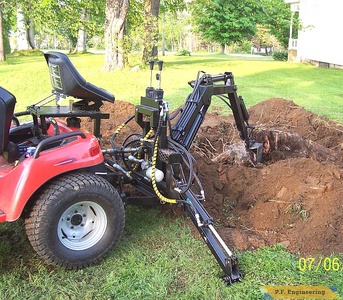 Simplicity garden tractor Micro Hoe_1